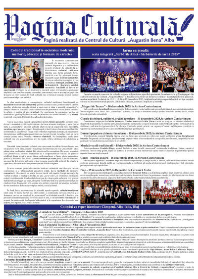 Pagina culturală