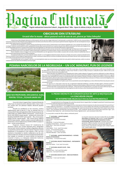 Pagina culturală