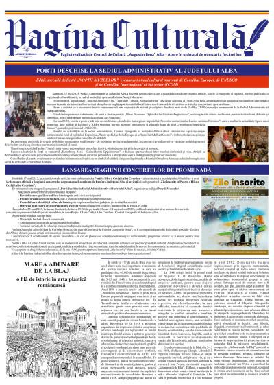 Pagina culturală
