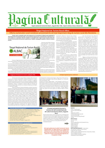 Pagina culturală