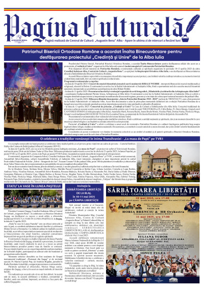 Pagina culturală
