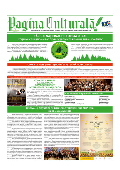 Pagina culturală