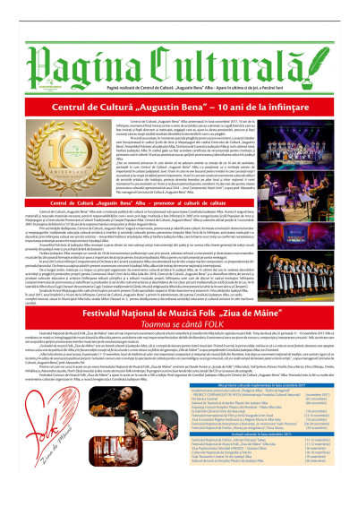Pagina culturală