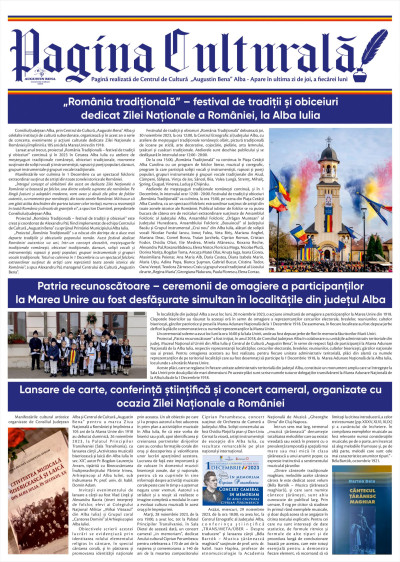 Pagina culturală