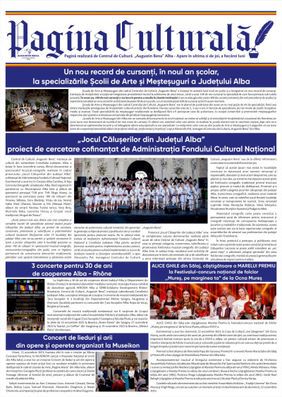Pagina culturală