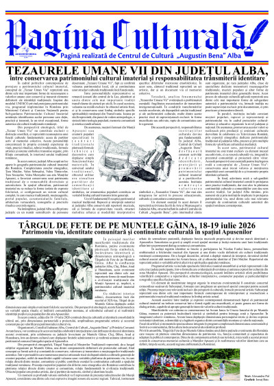 Pagina culturală