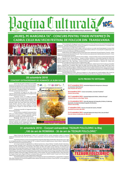 Pagina culturală