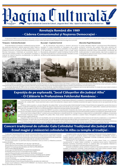 Pagina culturală